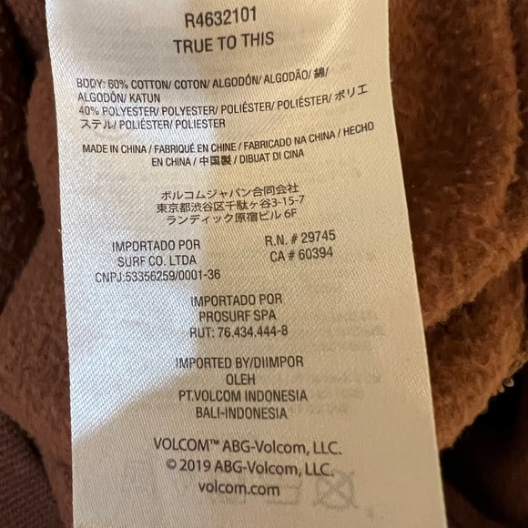 Volcom girls crew neck sweatshirt - Picture 5 of 6